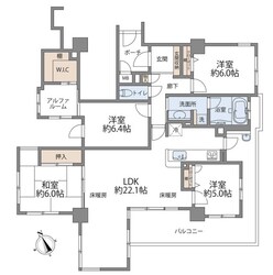 アルファステイツ南新在家の物件間取画像